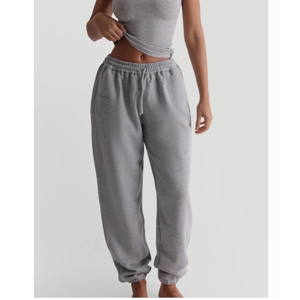 MY‎ OUTFIT ONLINE JOGGER FIT SWEATPANTS - HEATHER GRAY SIZE MEDIUM HEAVY COTTON